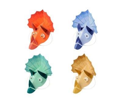 8 Cappellini Carta  Dinosaur Kingdom