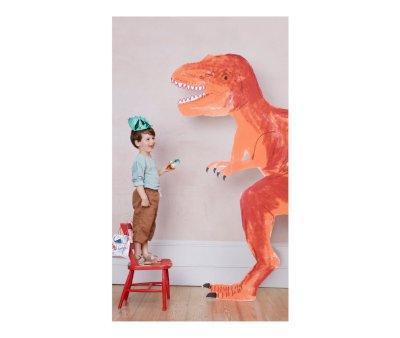 8 Cappellini Carta  Dinosaur Kingdom