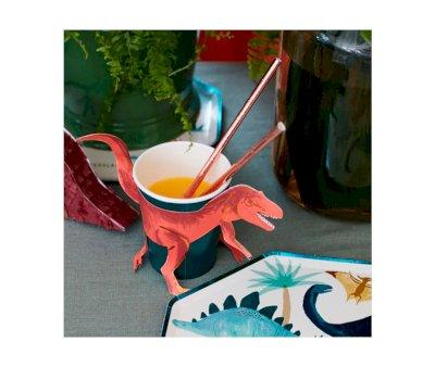 8 Bicchieri Carta T-Rex