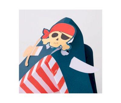 8 Cappellini Carta Pirata Blue