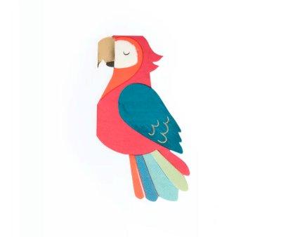 16 Tovaglioli Parrot