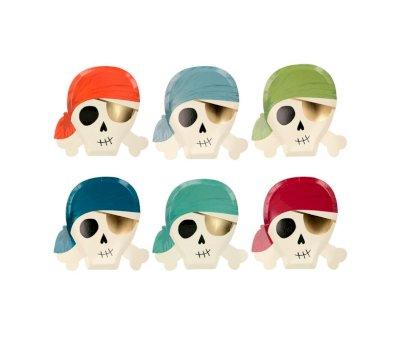 8 Piatti Carta Pirata