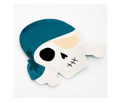 8 Piatti Carta Pirata