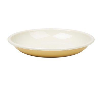2 Platos Esmalte Pale Yellow