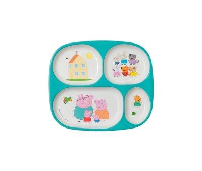 Assiette  4 compartiments Peppa Pig