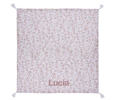 Couverture Berceuse Florence Corail Personnalisable
