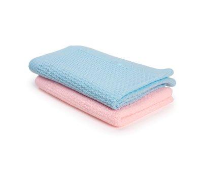 Chle en laine rose pour poupe