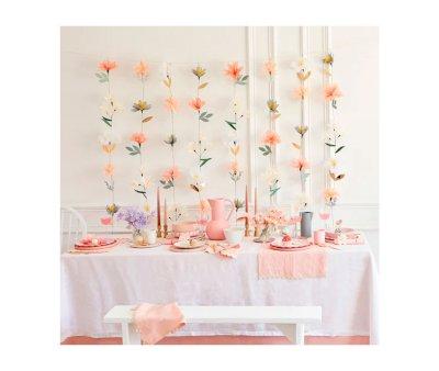 Pared de Flores Pastel
