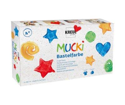 6 Botes Pintura Manualidades Mucki
