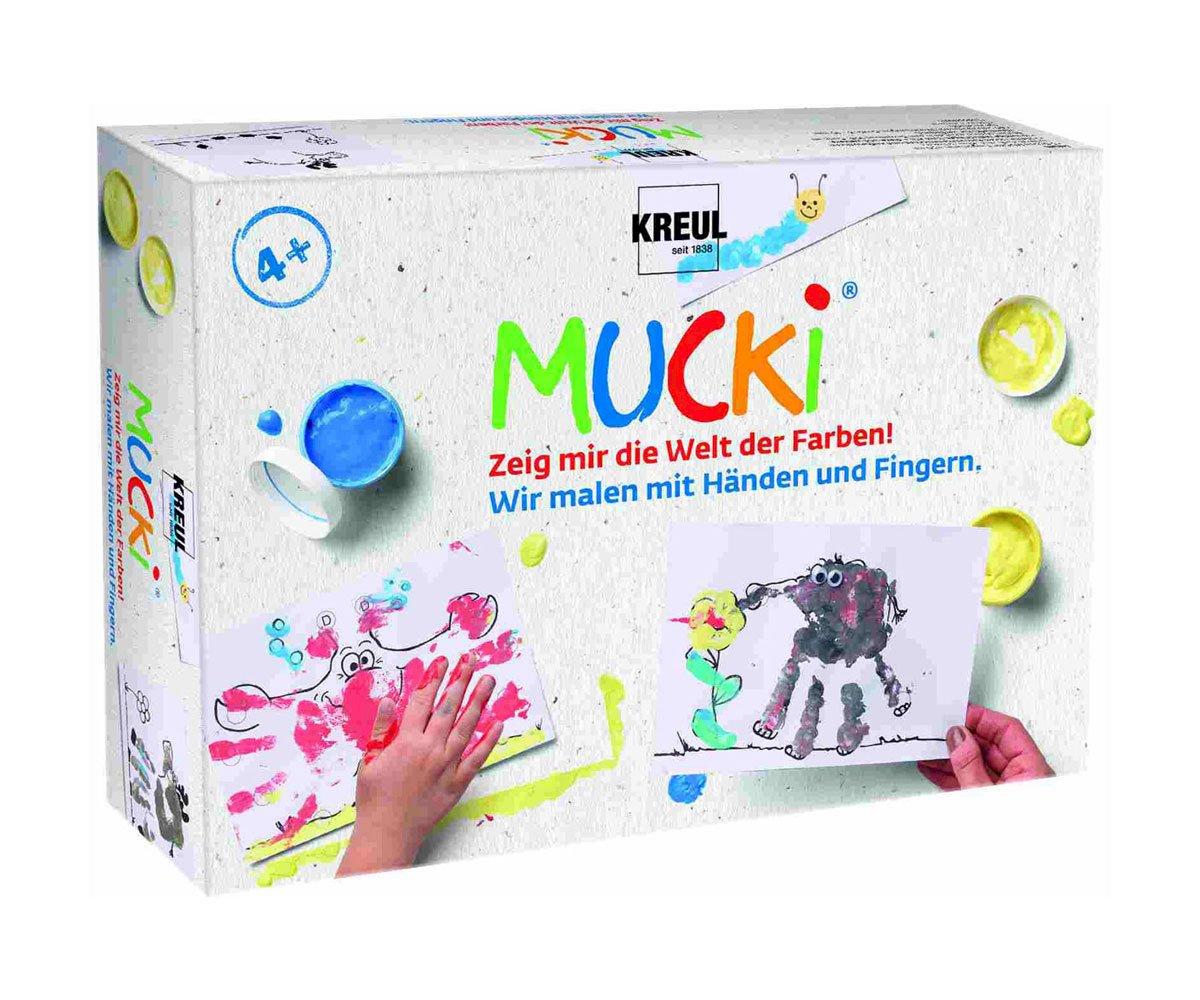 Kit De Pintura Para Mãos E Dedos Mucki