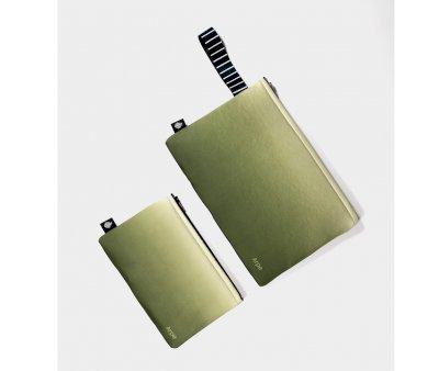 Busta Toilette Imbottita Grande Calm Green