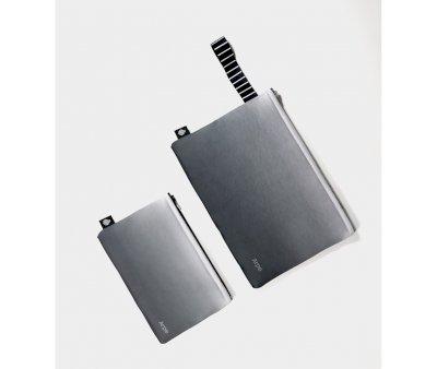 Busta Toilette Imbottita Grande Calm Gray