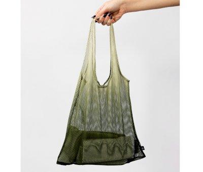 Borsa Shopping Mesh Calm Green