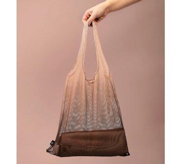 Borsa Shopping Mesh Calm Brown