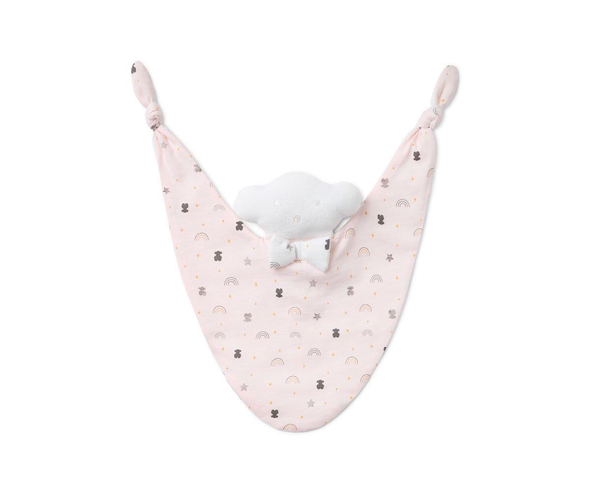 Doudou Com Nós De Arco-íris Rosa 0-36M