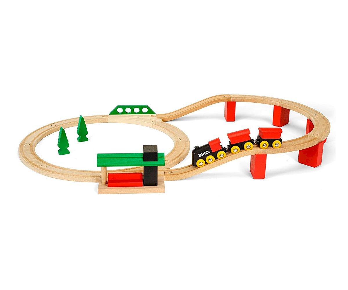 Conjunto De Circuito De Trem Clássico De Luxo