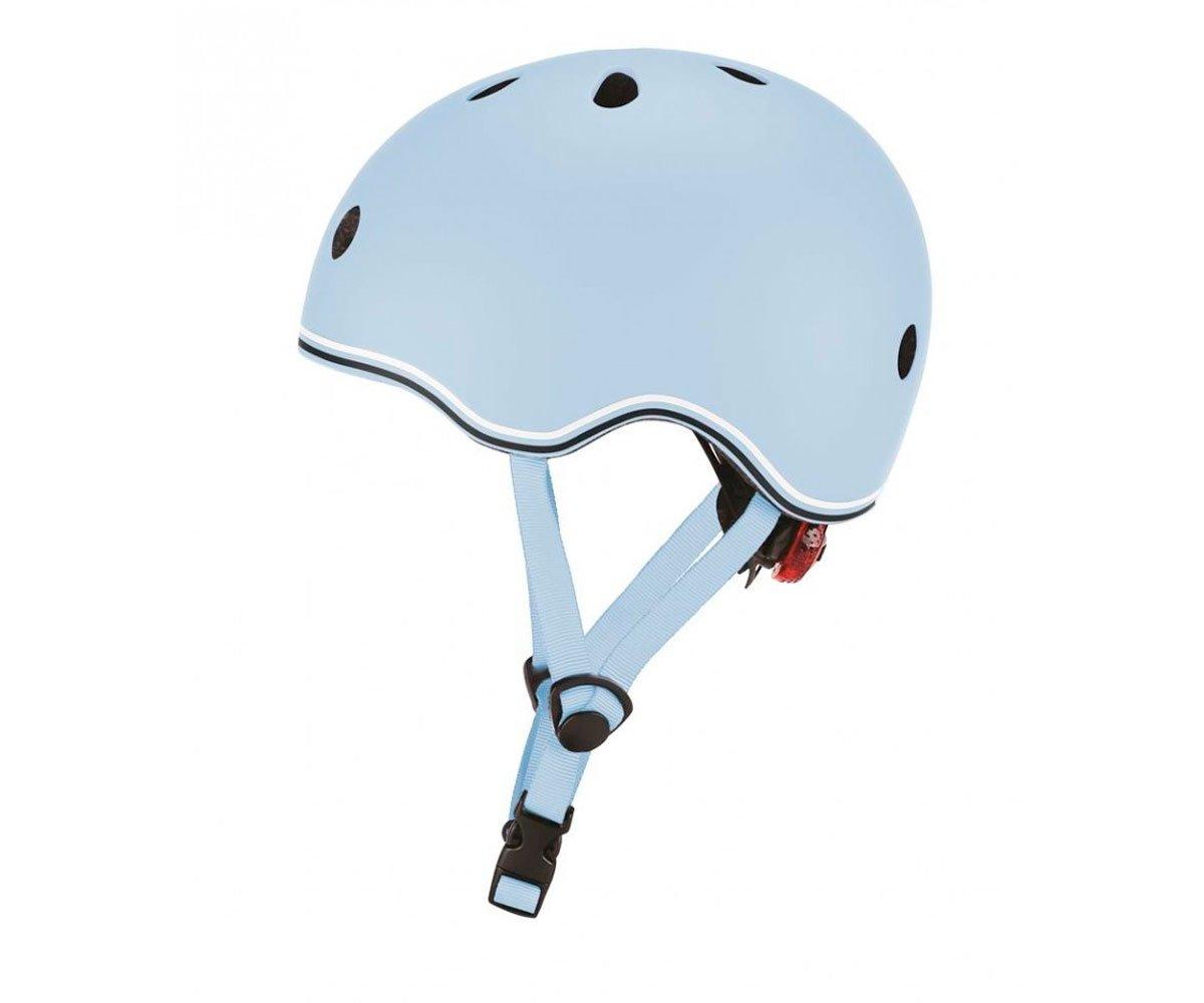 Casco Go Up Lights Azul Pastel