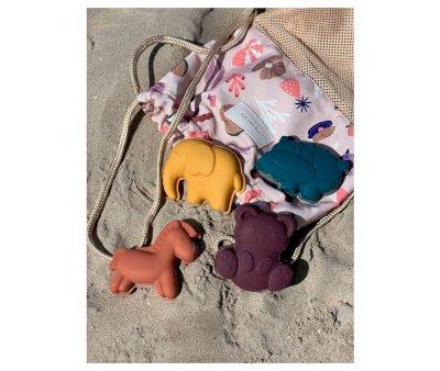 4 Moldes de Arena Animals con Bolsa