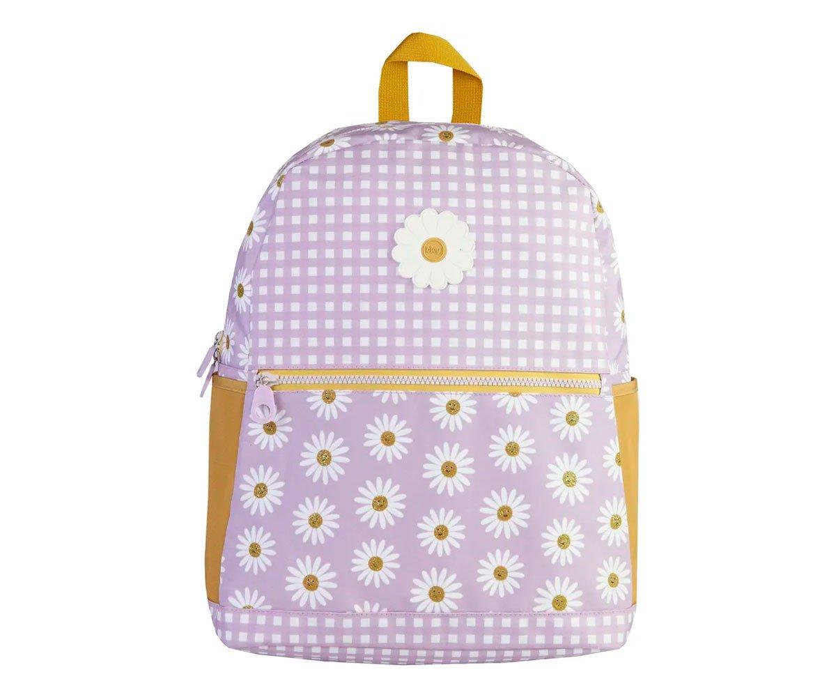 Mochila Escolar Grande Flower Print - Tutete