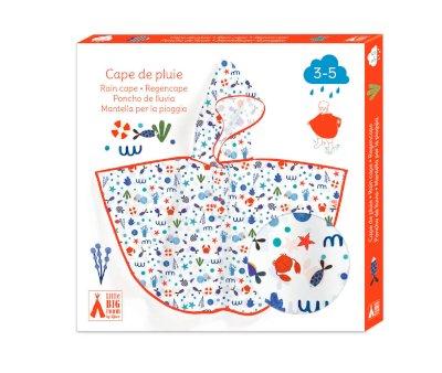 Poncho Pioggia Oceano 3-5anni