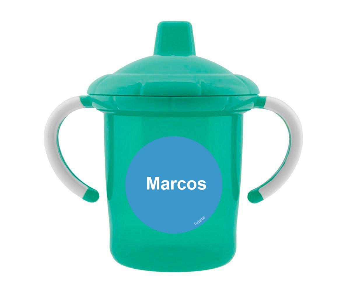 Tasse anti-goutte verte personnalise de 260 ml 