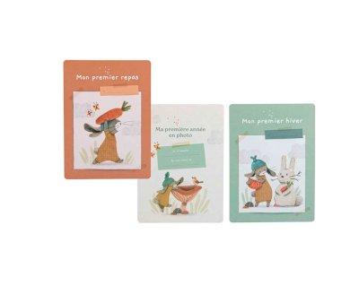 Tarjetas Mis Primeros 12 Meses Petits Lapins