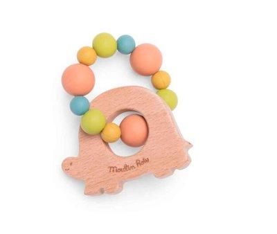 Rattle Teether Turtle Petits Lapins