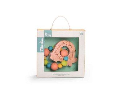 Rattle Teether Turtle Petits Lapins