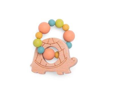 Rattle Teether Turtle Petits Lapins