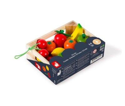 Caja Madera de 12 Frutas