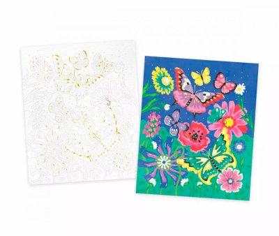 Pintura por Nmeros Acuarela Mariposas