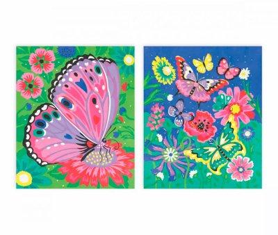 Pintura por Nmeros Acuarela Mariposas