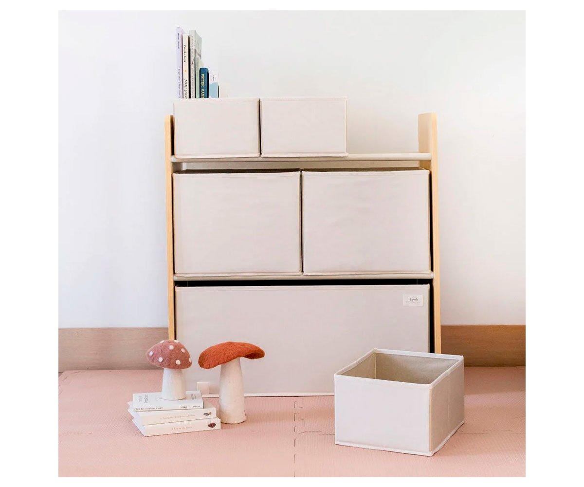 Mueble Organizador con Cubos Cream - Tutete