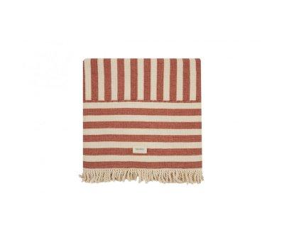 Toalla de Playa Portofino Rusty Red Stripes