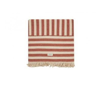 Toalla de Playa Portofino Rusty Red Stripes