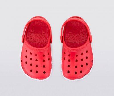 Zoccoli Gomma Igor Sun Bianco Rosso