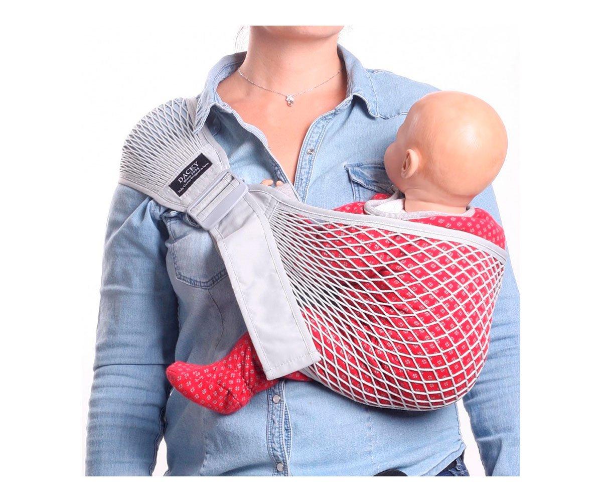 Porte-bébé Kantan Net Gris Taille S