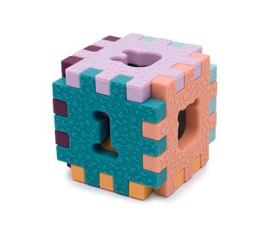 Puzzle Sensoriale Cubie Pastel