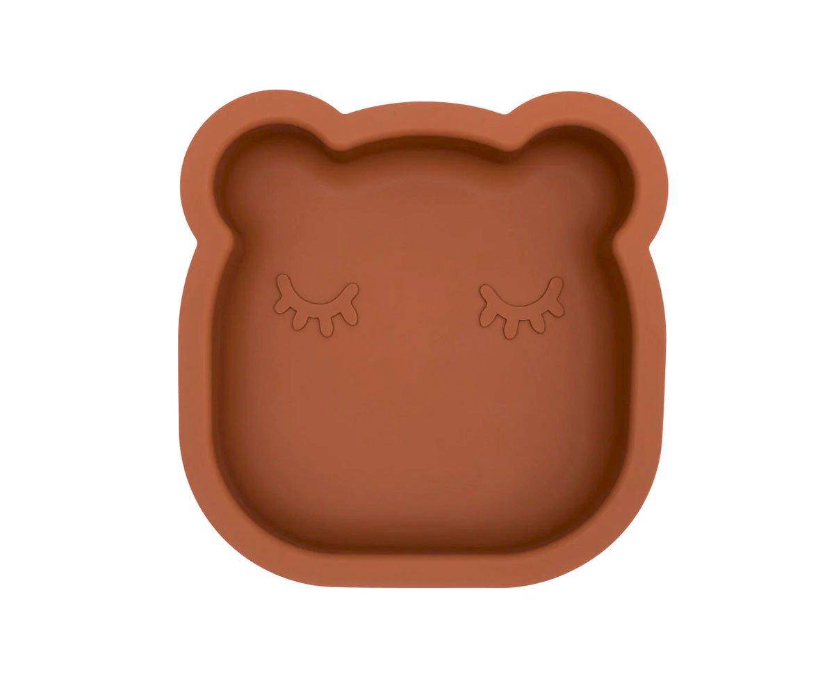 Moule  gteau en silicone brun chocolat en forme d'ours 