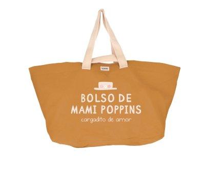 Bolsa Tote  Mostarda Claude Mom Poppins