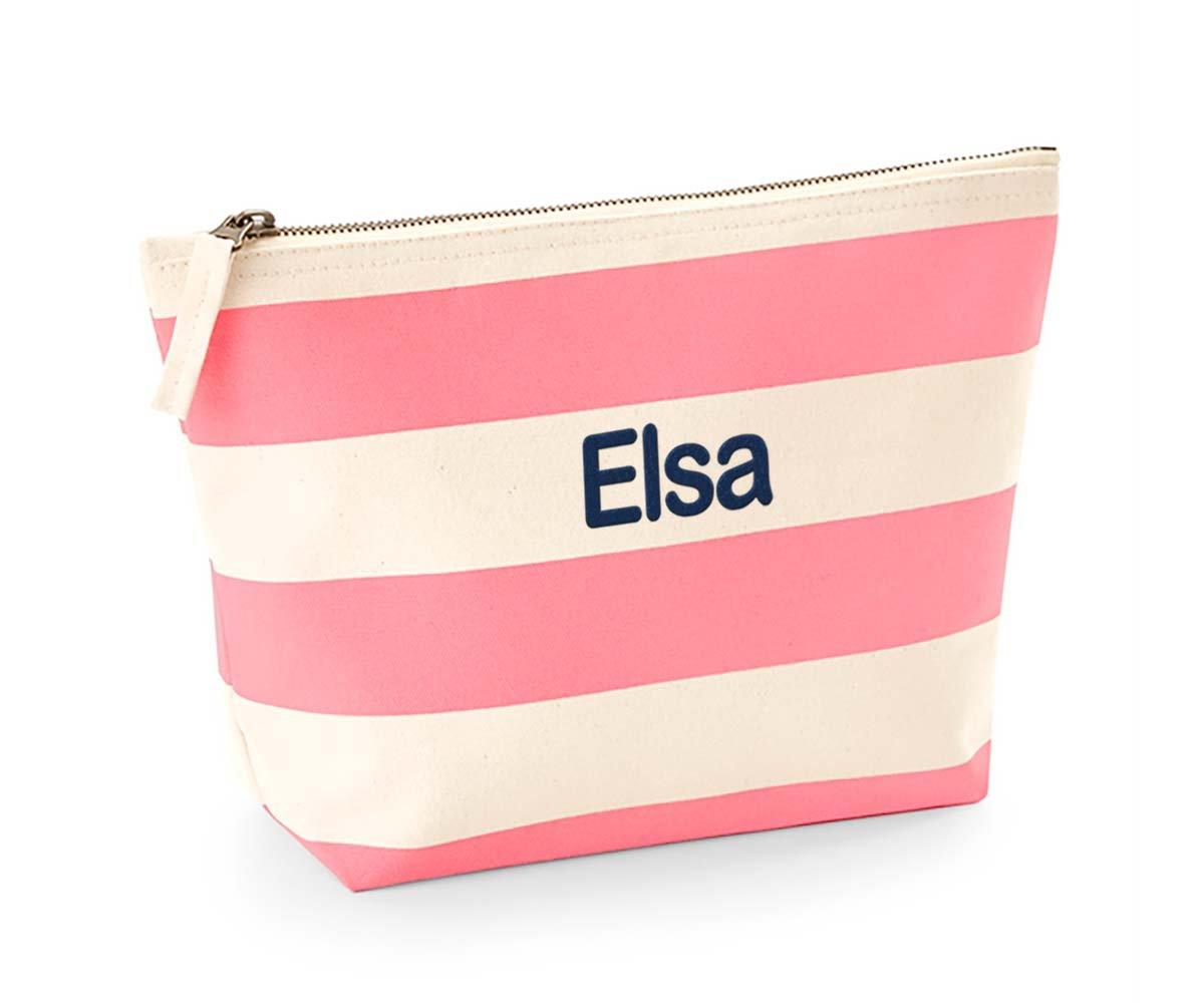 Neceser Pequeño Nautical Natural-Pink Personalizable