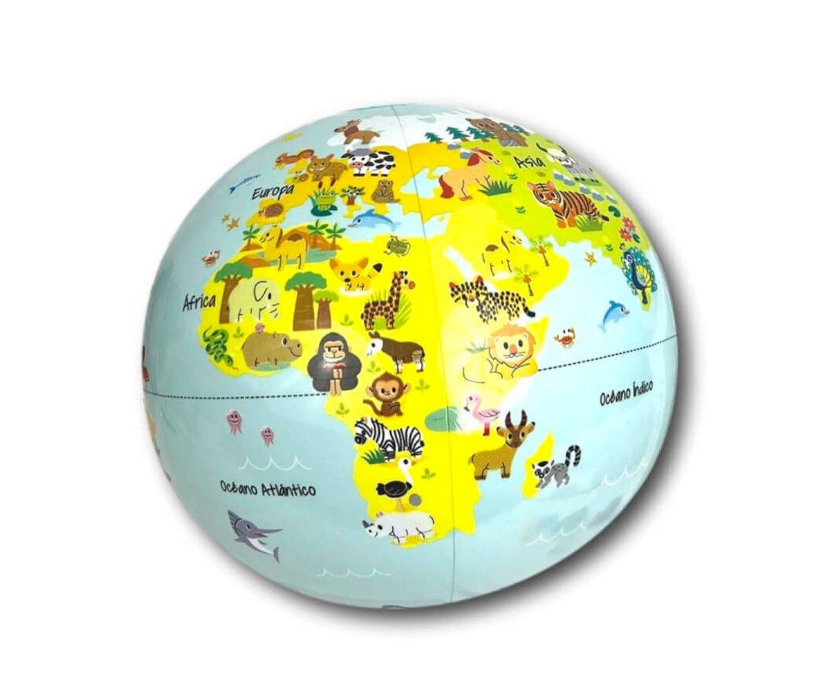 Ballon De Plage Gonflable Globe Terrestre Pour Bébés Animaux