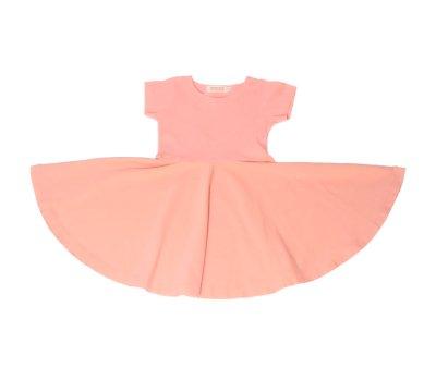Vestido Corao nas costas Blush Bloom Coral Rouge