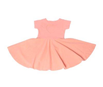 Vestido Corao nas costas Blush Bloom Coral Rouge