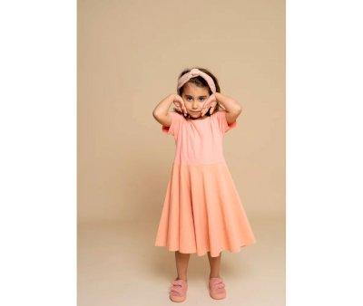 Vestido Corao nas costas Blush Bloom Coral Rouge