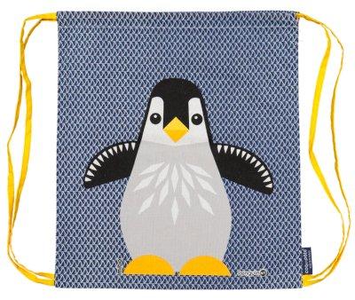 Penguin Personalised Drawstring Backpack