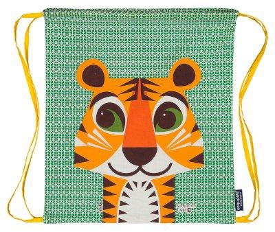 Mochila Saco Tigre Geomtrico Personalizable