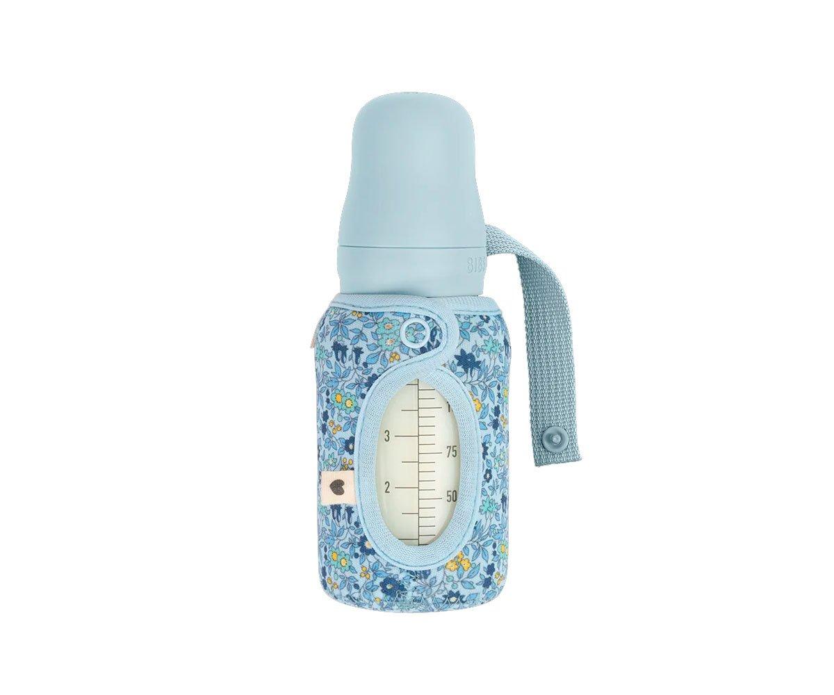 Funda Biberón Small BIBS Liberty Chamomile Lawn Baby Blue