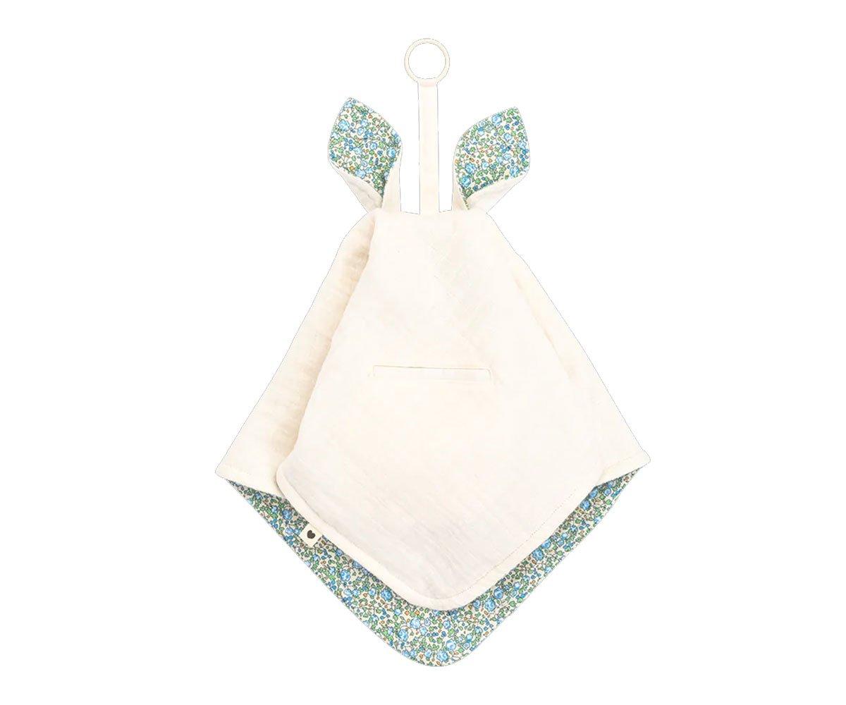 Doudou Kangaroo BIBS Liberty Eloise Ivory