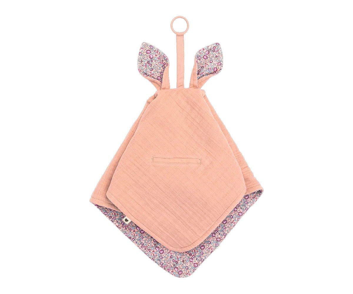 Doudou Kangourou BIBS Liberty Eloise Blush